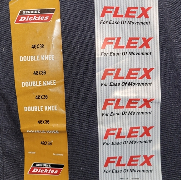 Nwt's Genuine DICKIES DOUBLE KNEE RELAXED FIT STEAIGHT LEG 40X30, - Picture 3 of 3